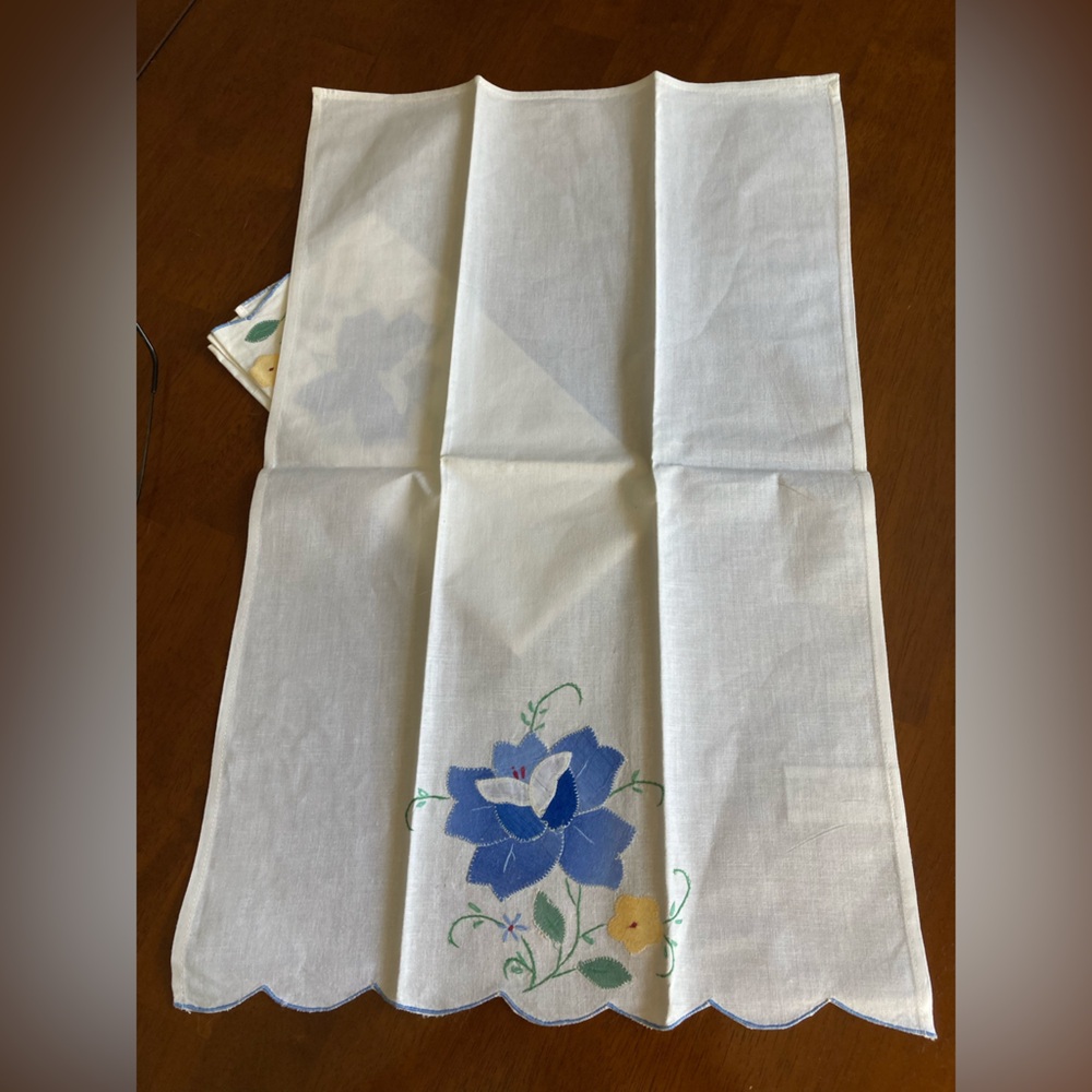 Embroidery Dish Towels Set of 2 - Picture 3 of 6